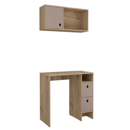 Office Set Budest, Two Drawers, Wall Cabinet, Single Door Cabinet,