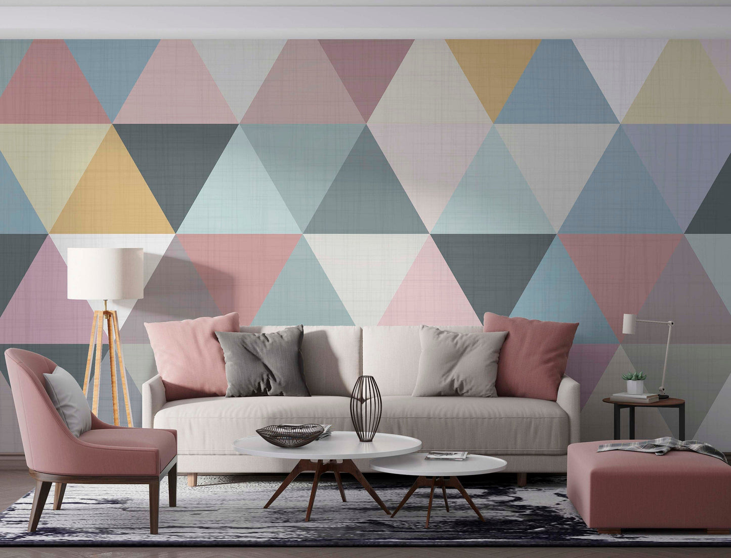 Triangle Abstract wallmural