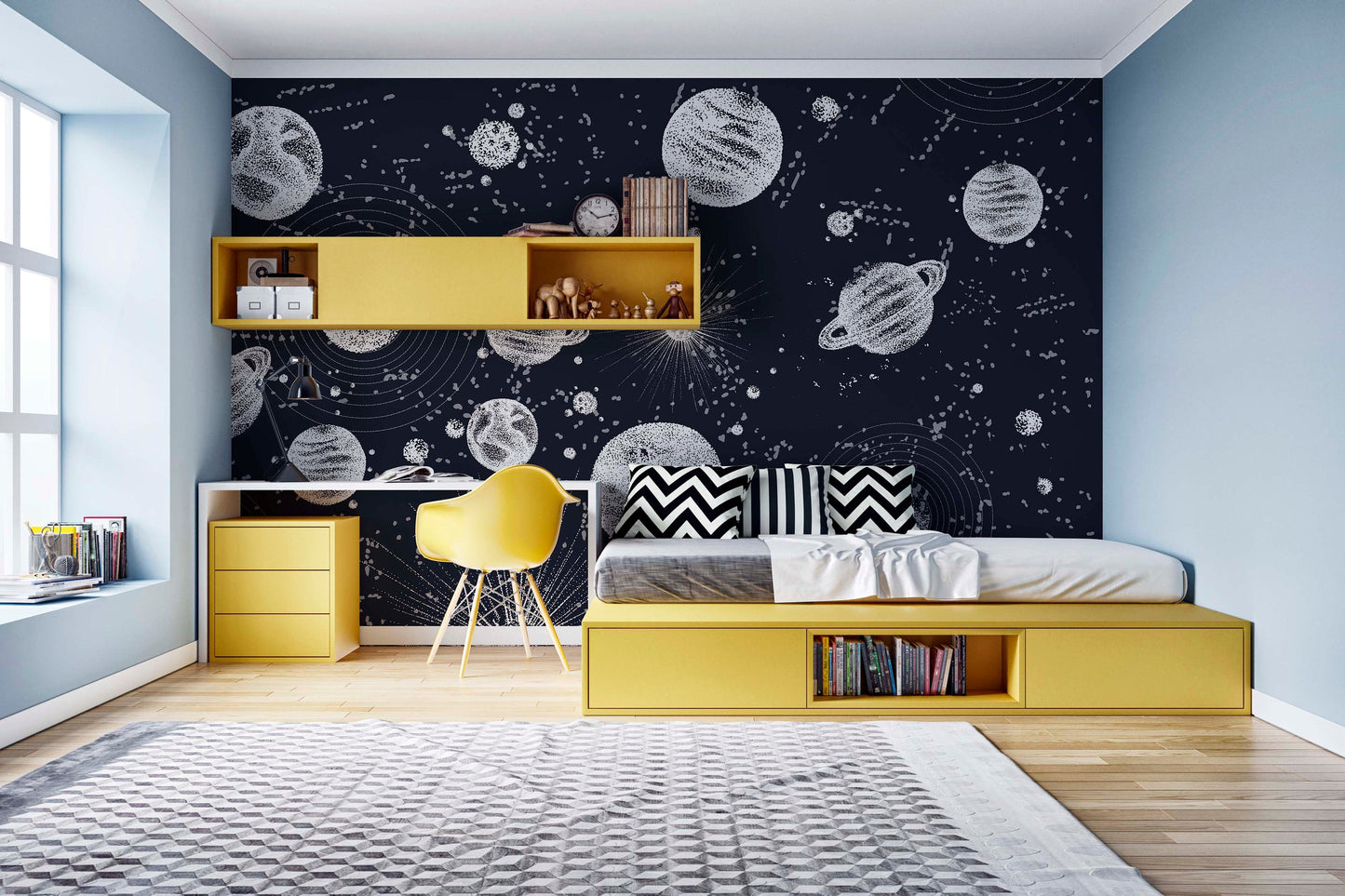 Planets in Space Wallpaper